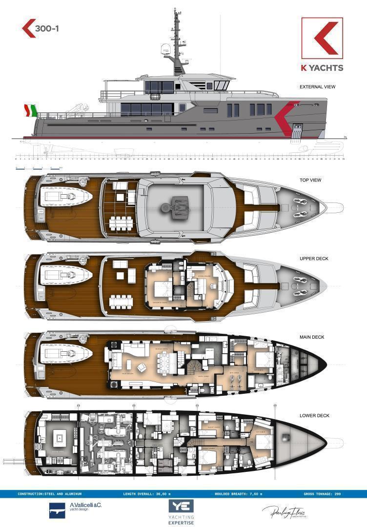 2025 120' Custom CPN Shipyard K-Yachts 300-1