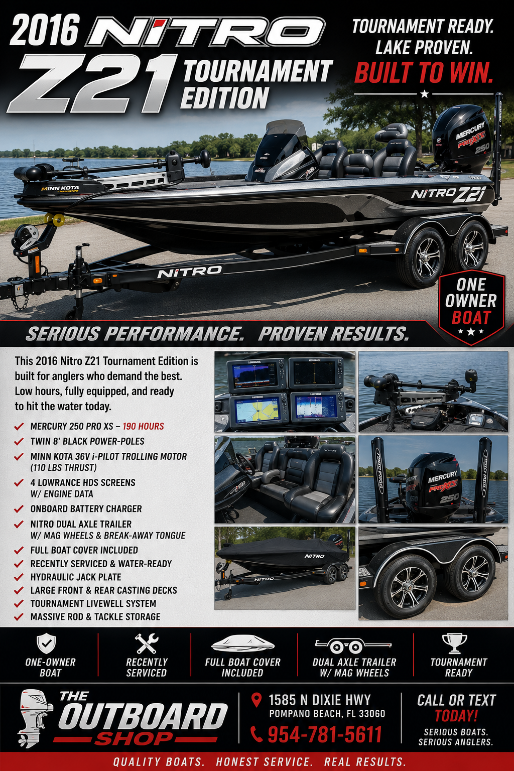 2016 21' 2" Nitro Z21 Pro