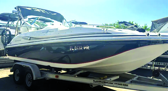 2013 19' HURRICANE SUNDECK SPORT 188