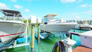 Located in protected Pasadena Cove with easy access to the Gulf.